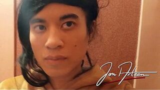Jon Arteen pees in the latrine thinking of you (cute twink gay porn for pee fetishists)