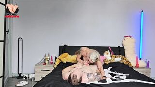 A Busty MILF Is Gonna Fuck the Repairman and Swallow a Nice Dose of Cum