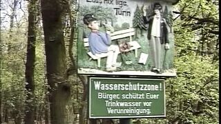 Aged German whore doggystyle before giant spunk fountain
