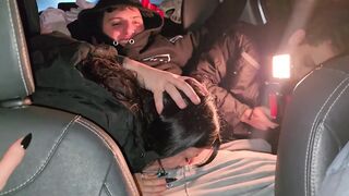 Filthy Bitches Sucking Weenie in the Uber Before Party! Knock Knock Stream
