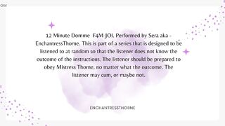 Femdom JOI Mean Denial 06