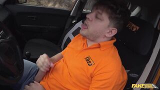 Fake Driving School - Road Rage Followed by Rough Bang, Fortunate Bee Cant Await for a Facial