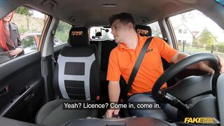 Fake Driving School - Redhead Brit Gigi Rouge Needs a Licence and Will Do Anything for It