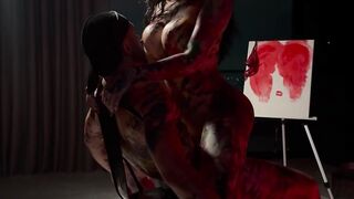I fucked my student in the ass to improve her grade on an art exam; I left her booty full of cum.