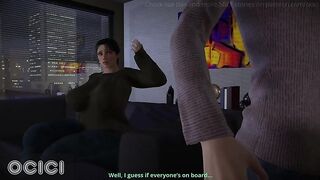 A curvy MILF waits for nightfall so she can have sex with her young lover - 3D Comics - OCICI