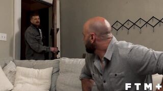 Transman Stevie Trixx is banged bred by guy Lane Colton