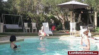 The Strip volleyball loser faces a fleshly outdoor challenge
