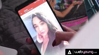 Naughty Gina Valentina Inadvertently Likes Karlee Grey Lingerie Pic & Gets Tempted During Study Date