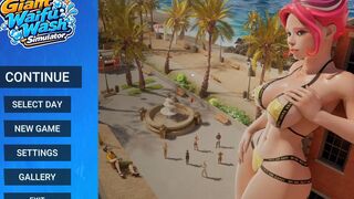 Huge Waifu Wash Simulator Gameplay Part 1 - first Cleaning Job for Vellory
