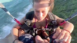 HAVING SEX ON A PARAGLIDING PLATFORM