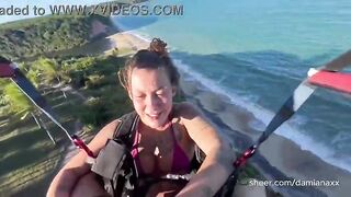 HAVING SEX ON A PARAGLIDING PLATFORM