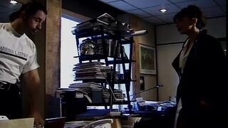 French Secretary Got Big Load on Her Booty