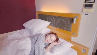 I'm sharing a bed and a hotel room with my Lascivious Step Sister