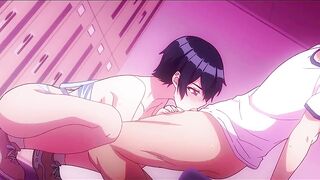 HENTAI This stud's the merely one who gets an erection in the whole academy (Sex scenes). Ep 1-8 raw and uncensored.
