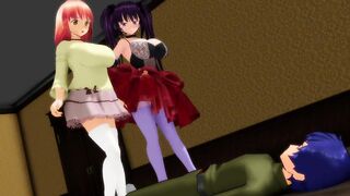 MMD Series: Ballbusting (Support Boko877)