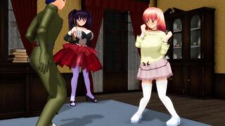 MMD Series: Ballbusting (Support Boko877)