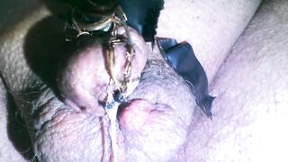Electro cum my petite pathetic worthless cock