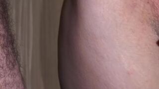 Anal rough bang whilst masturbating my cunt close up