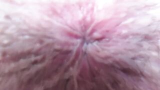 Bizarre close up on my winking rectal hole