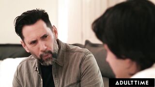 ADULT TIME - Virgin Male Teams Up With Stepdad To Bang Lascivious Blindfolded Stepmom Dana Vespoli