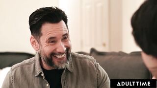 ADULT TIME - Virgin Male Teams Up With Stepdad To Bang Lascivious Blindfolded Stepmom Dana Vespoli