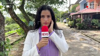 A Sexy Reporter Gets a Hard Screw for Breaking the News!