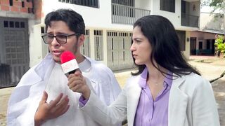 A Sexy Reporter Gets a Hard Screw for Breaking the News!