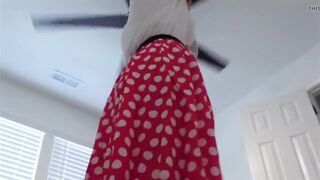 Peyton's Sultry '50s Giantess Fantasy 4K POV Small Thrills Expect!