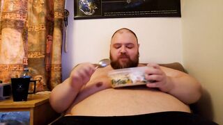 SSBHM Eating Looking Pleased