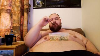 SSBHM Eating Looking Pleased