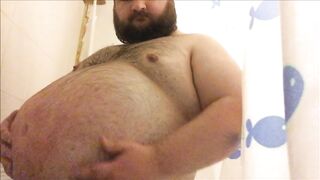 shower belly play