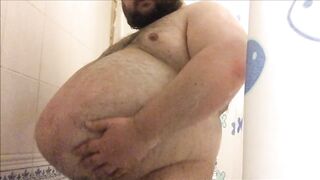 shower belly play