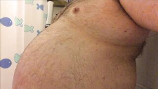 shower belly play