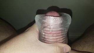 See-through Fleshlight and Cum