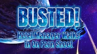 Hotel Manager Walks in on Porn Shoot and Gets Talked Into Joining in