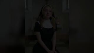 AI Fantasies - Pure and virgin 18-year-old nun wants to have her first sexual experience and lets me do whatsoever I want to her pussy and ass and cum in her mouth, in Spanish