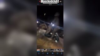 African Live public stage sex dwarf