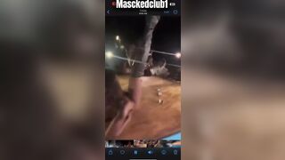 African Live public stage sex dwarf
