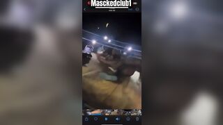 African Live public stage sex dwarf