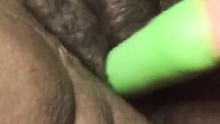 Ebony had a Creamy Orgasm 2X