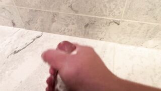 Soapy masturbation