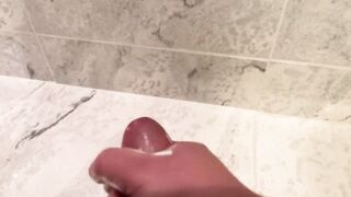 Soapy masturbation