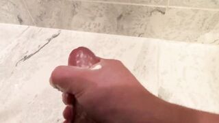 Soapy masturbation
