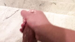 Soapy masturbation