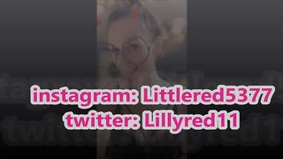 Little Red cums on webcam faster than ever!
