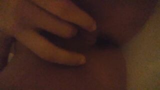 Thinking of daddy In the shower
