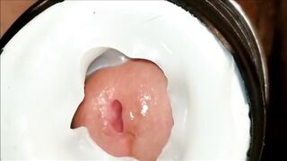 Internal Creampie Of A Sex-toy! Ep1.