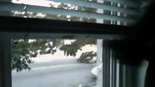 House window penis flashing