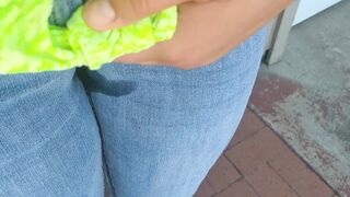Pissing my Pants - Right outside my Front door