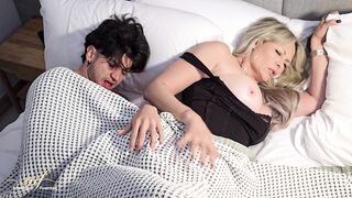 My friend's husband puts his big schlong in me and we end up having a trio - Monique Fuentes